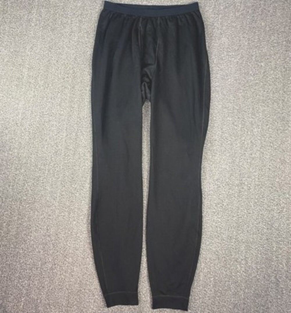 Patagonia Pants Mens XL Black Capilene Base Layer Thermal Long Johns USA Vintage